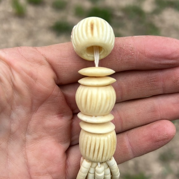 BONE HAND CRAFTED Multi-Strand Necklace - Picture 8 of 8